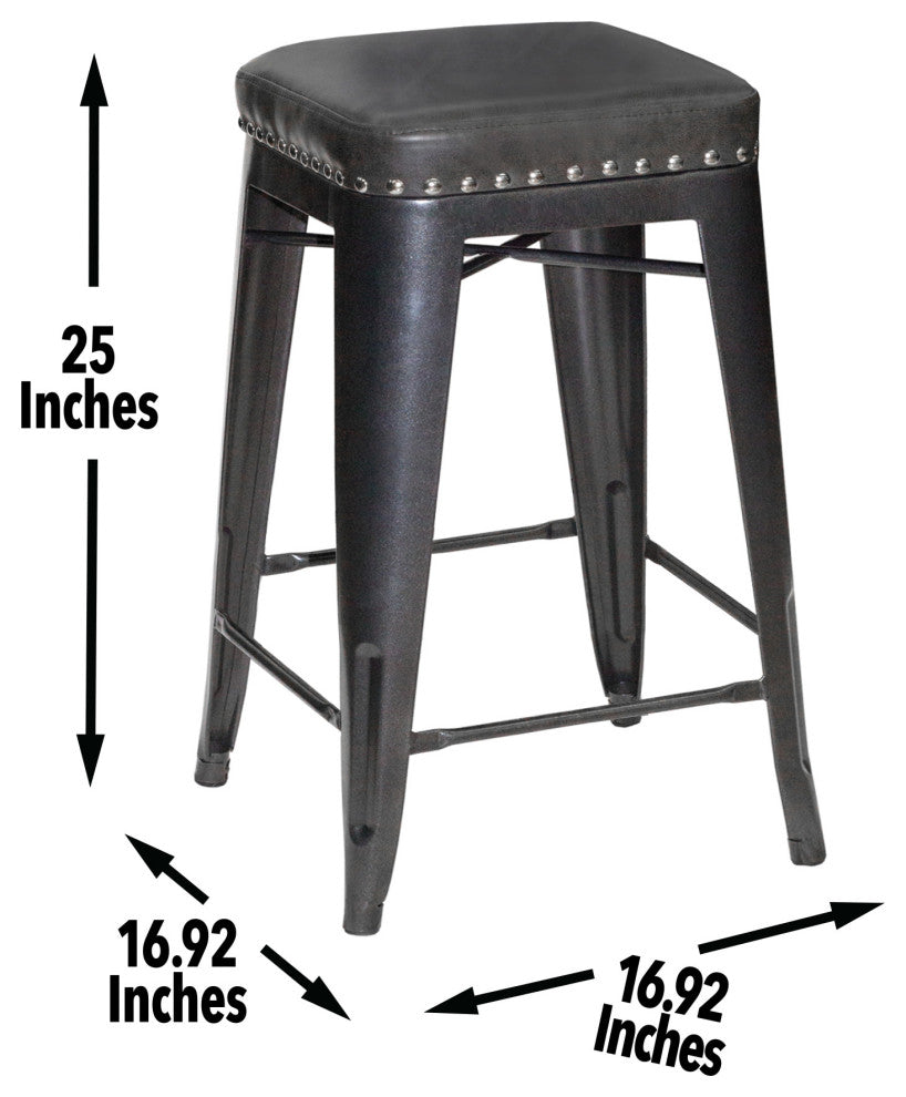 Hank Barstool, Set of 2, Counter Stool