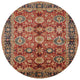 Ahgly Company Indoor Round Mid-Century Modern Area Rugs, 8' Round