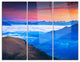 "Summer Sunrise in Italian Alps" Photo Metal Wall Art, 3 Panels, 36"x28"
