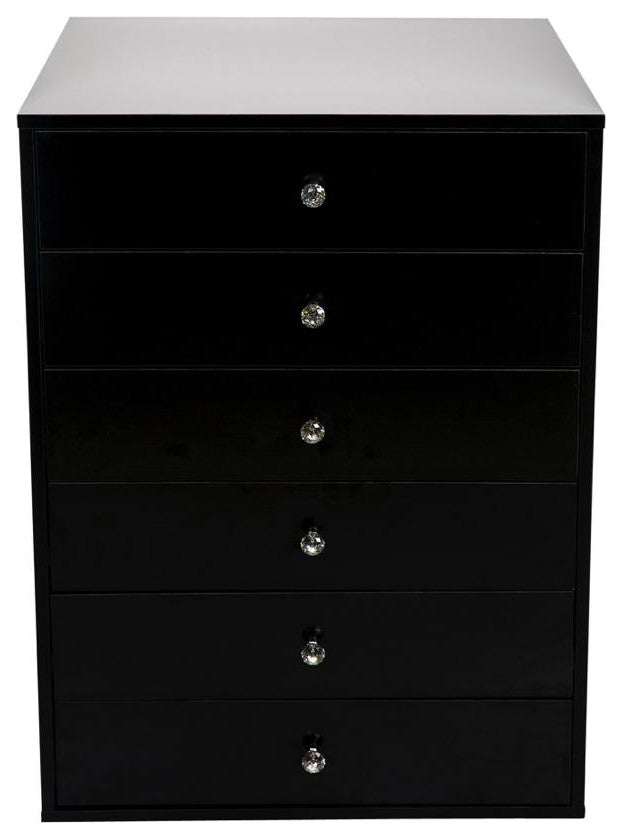 SlayStation 6 Drawer Chest, Pro Black