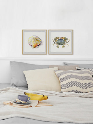 "Partners for Life" Diptych Framed Painting Prints, 24"x12", 2-Piece Set