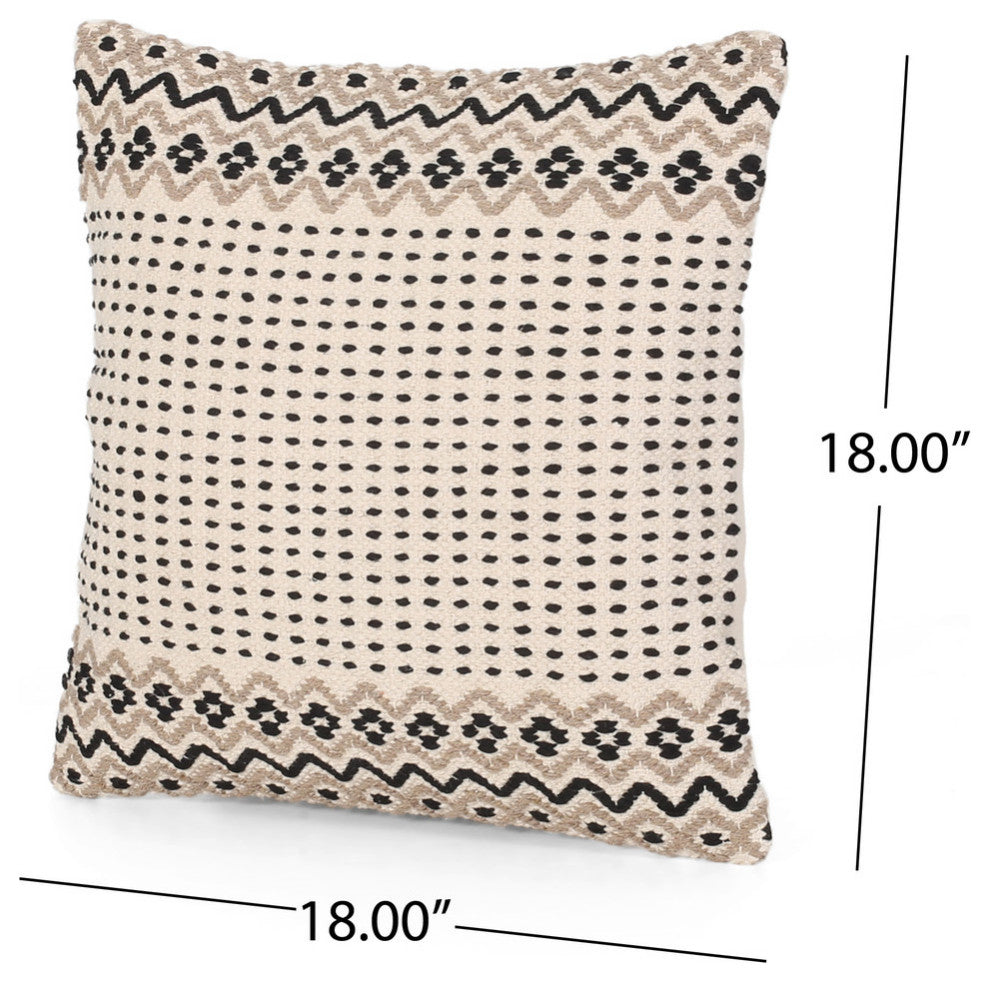 Donna Boho Cotton Throw Pillow