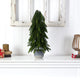 21" Christmas Pine Artificial Tree, Decorative Planter