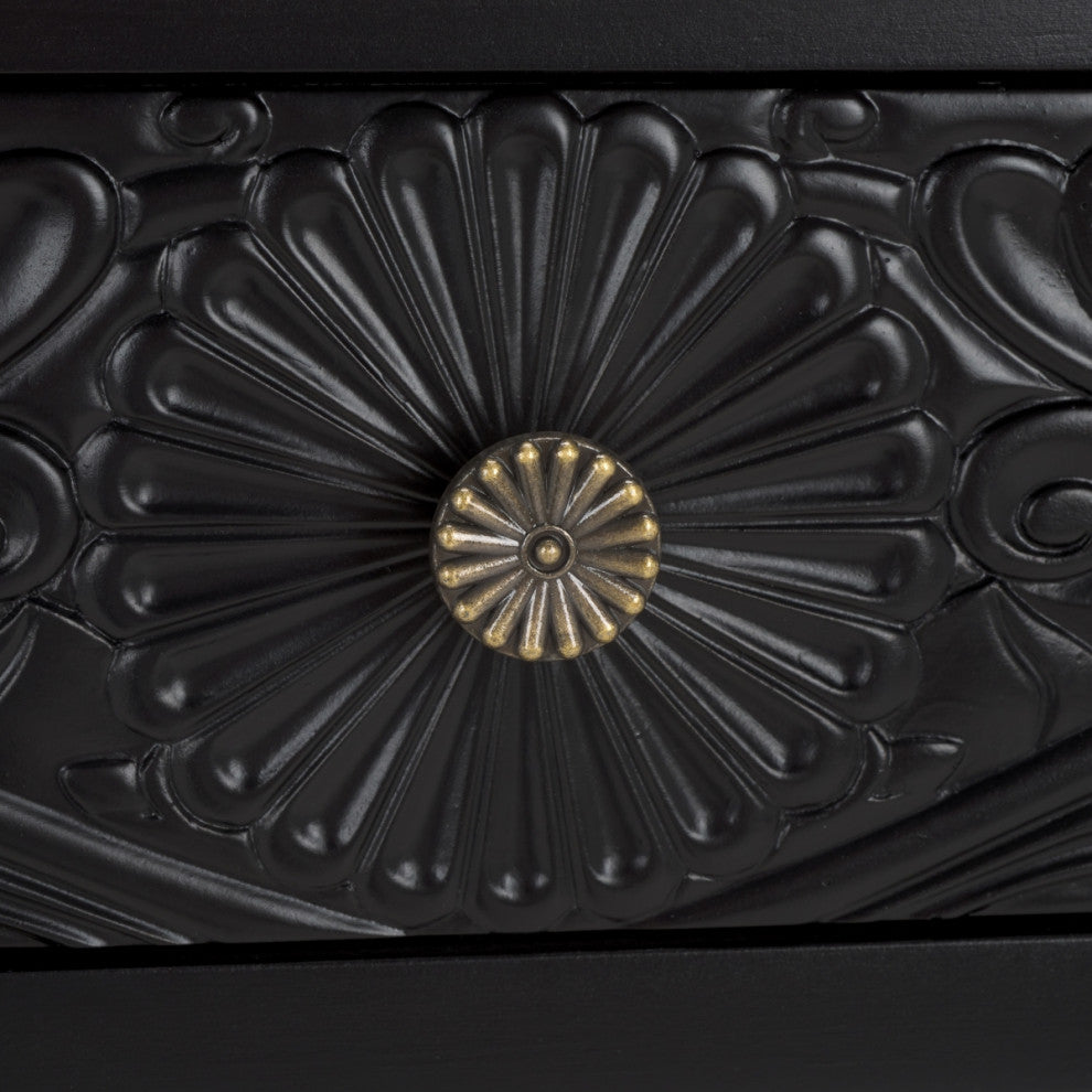 Safavieh Josie 2-Drawer Console Table, Black