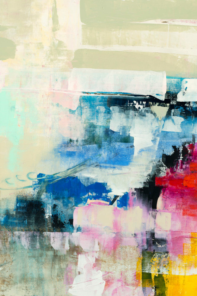 Escape Route I - 72 x 48 by Nancy Ngo