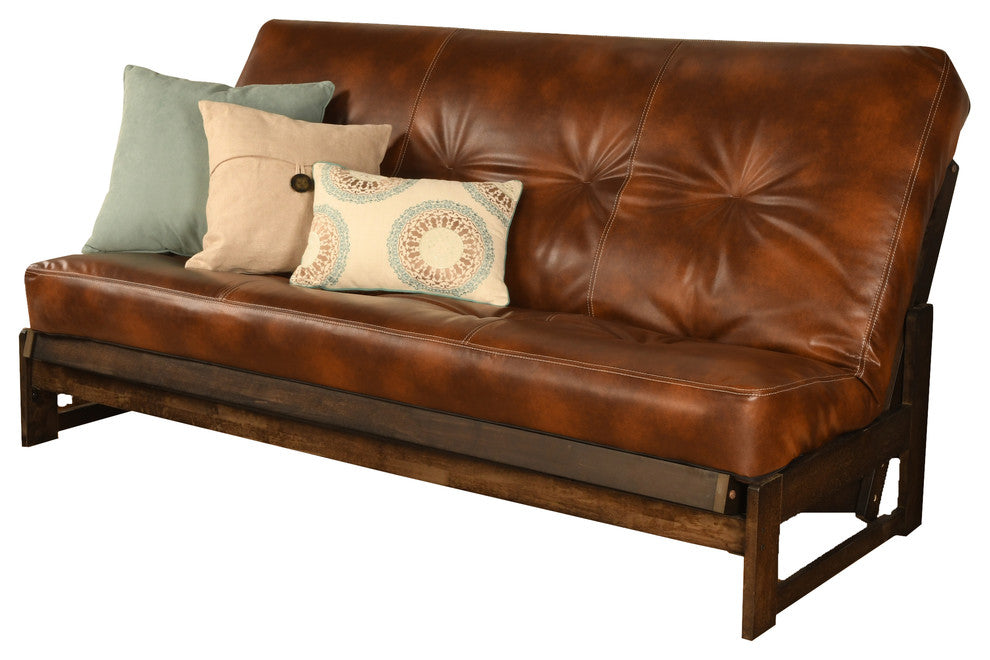 Rowan Frame, Reclaim Mocha Finish, Oregon Trail Saddle Mattress