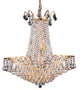 Artistry Lighting Victoria Ball Collection Crystal Chandelier, Gold, 19"x19"
