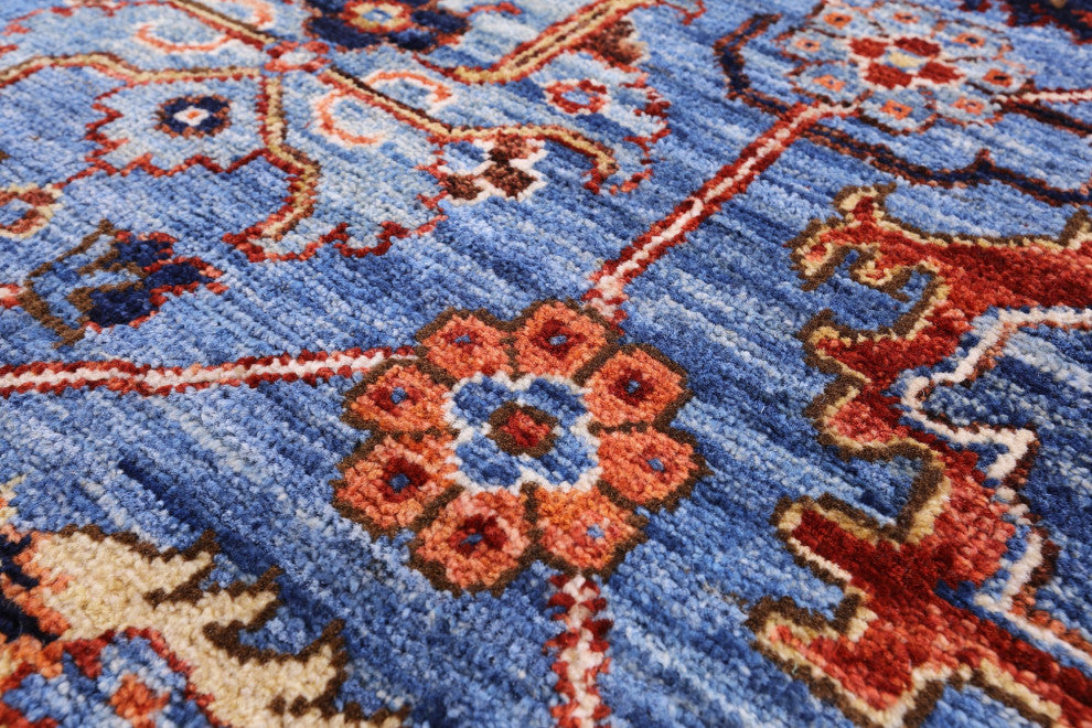 Persian Fine Serapi Hand-Knotted Wool Runner Rug 2' 7" X 10' 0" - Q12895