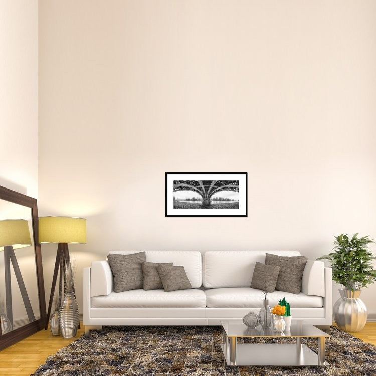 "Under The Iron Bridge" Framed Digital Print by Em-Photographies, 38"x20"