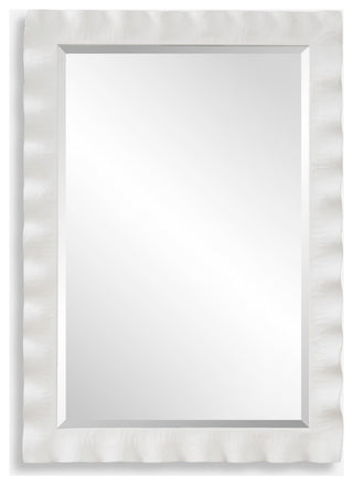 Uttermost 09981 Haya 28-1/4" W x 40" H Rectangular Framed - White