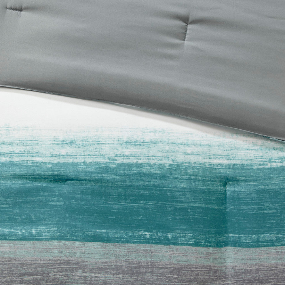 Madison Park Essentials Saben 9 Piece Comforter Set With Cotton Bed Sheets