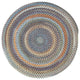 Capel Kill Devil Hill Medium Blue 0210_450 Braided Rugs - 9' 6" Round