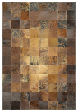 Couristan Chalet Tile Area Rug, Brown, 8'x11'4"