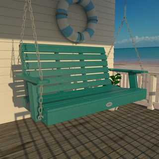 Riverside Porch Swing 4', Seashell Blue