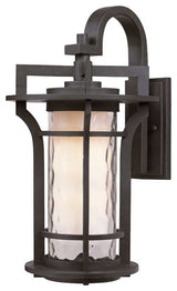 Maxim Lighting Oakville 1-Light Outdoor Wall Lantern in Black Oxide - 30484WGBO