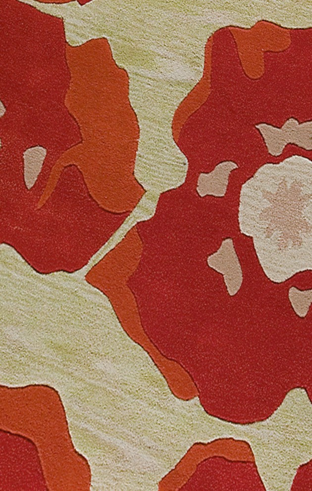 Poppy Rug, Orange, 6''6"x9''9"
