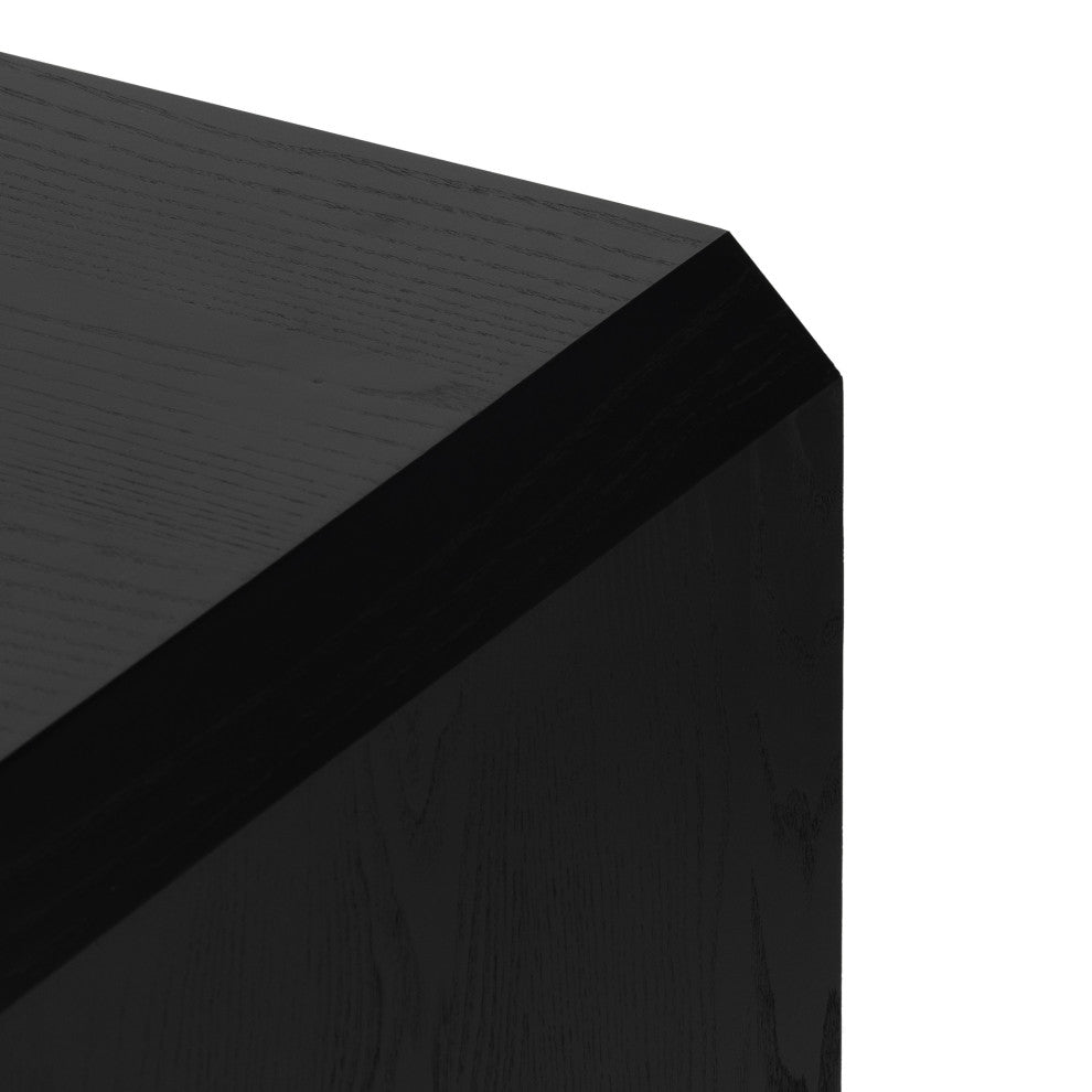 Caspian Console Table-Black Ash