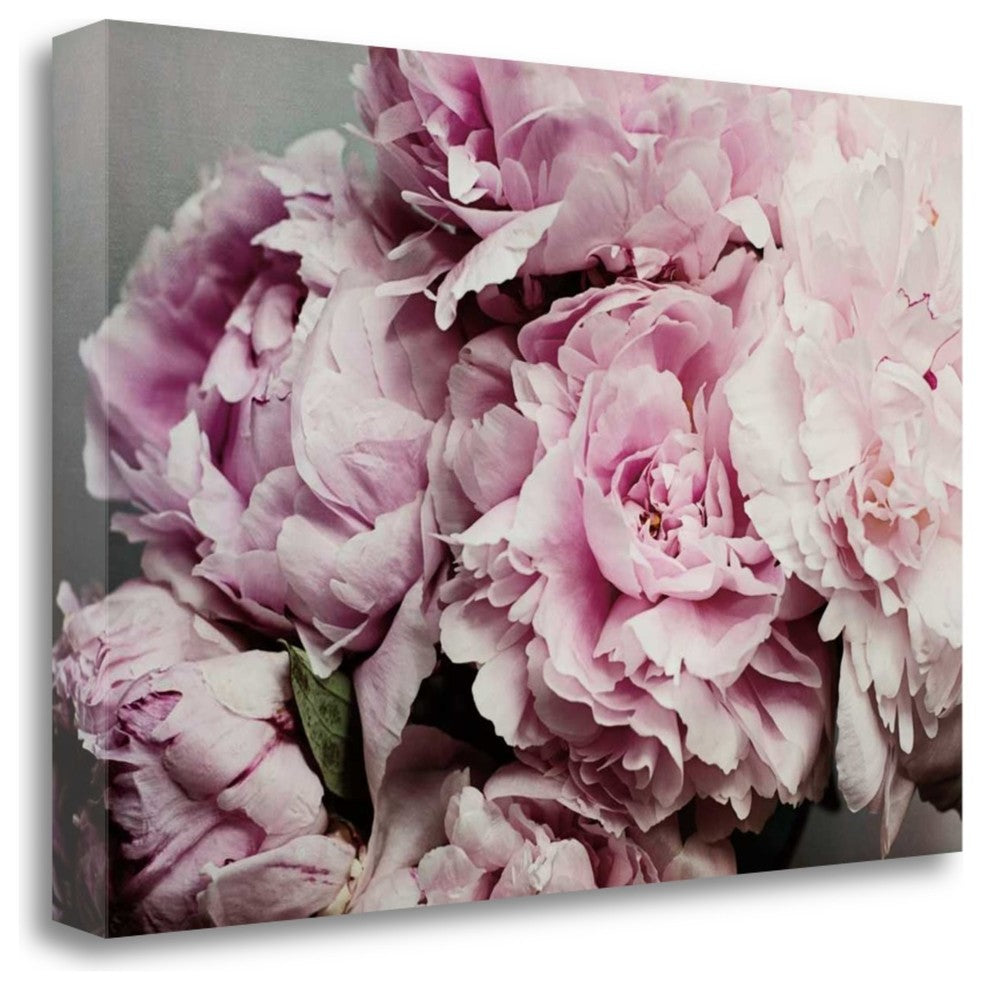 "Peonies Galore II" By Elizabeth Urquhart, Giclee Print on Gallery Wrap Canvas