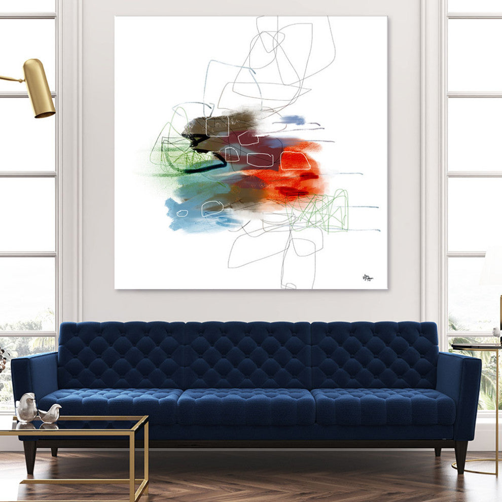 Loving Life I - 72 x 72 by Lisa Ridgers