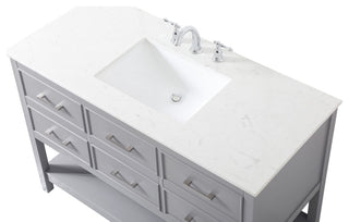 Home Living 48" Single Bathroom Vanity, Gray