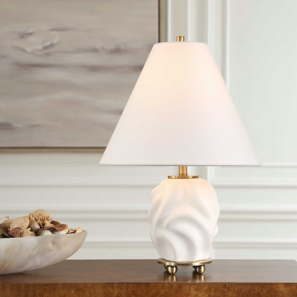 Uttermost Bora White Accent Lamp