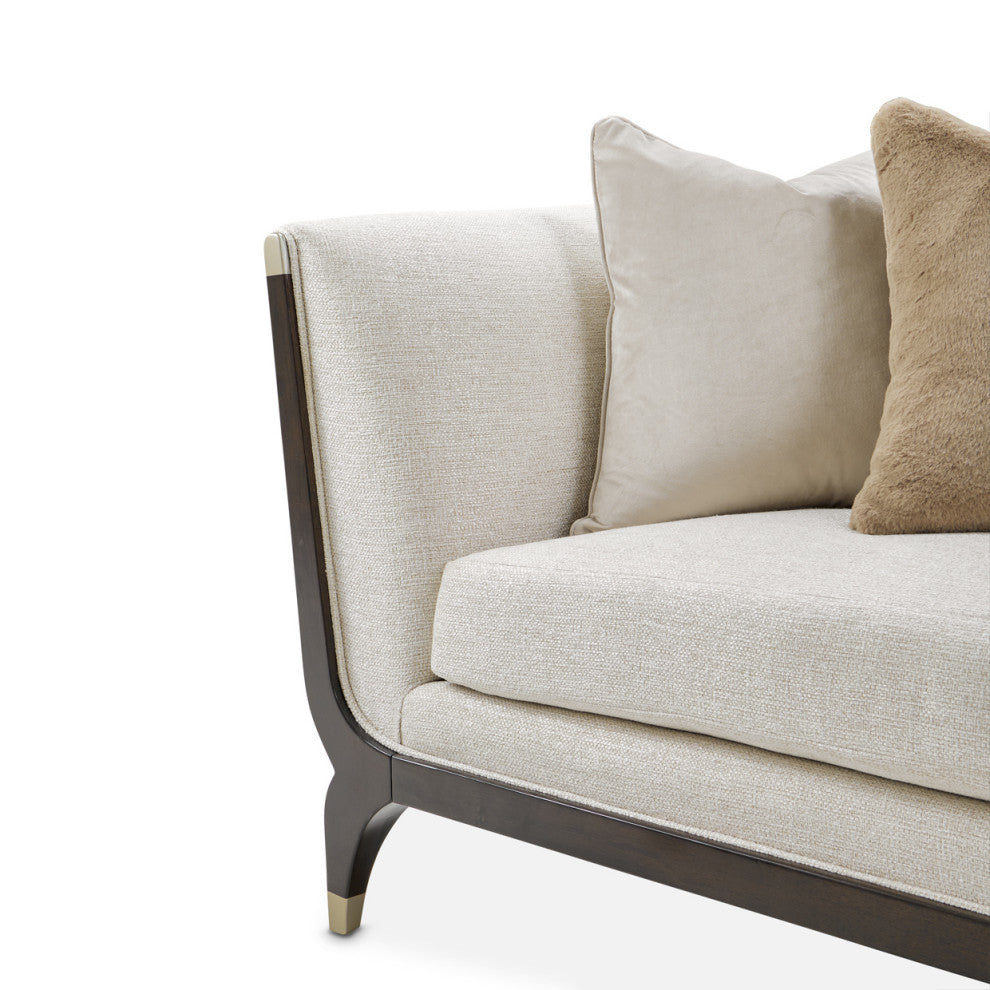 Paris Chic Sofa, Cremini/Espresso