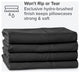 Bare Home Microfiber Pillowcases - Multi-Pack, Black, Standard, Set of 4
