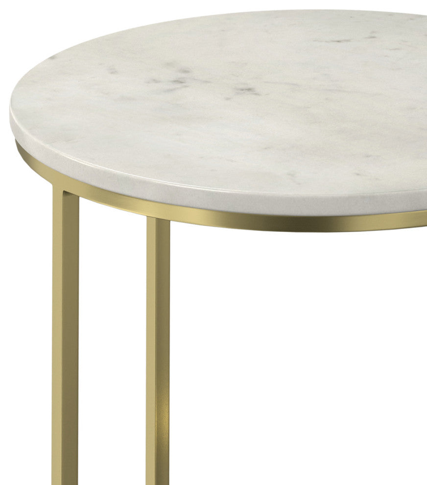 Tara Side Table, Gold