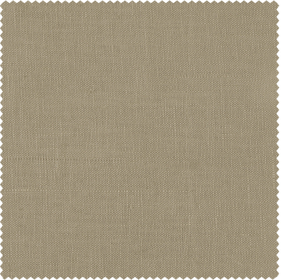 Walnut Beige French Linen Fabric Sample, 4Wx4L