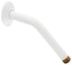 8" Shower Arm In Oil Rubbed Bronze, Powder Coated White