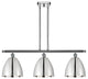 Ballston Dome Island Light, Polished Chrome, Polished Chrome