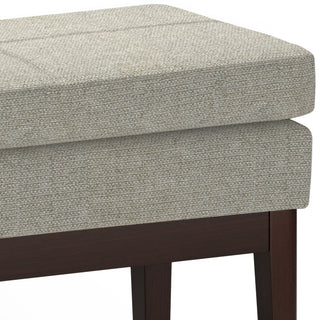Carlson Small Ottoman Bench, Greige