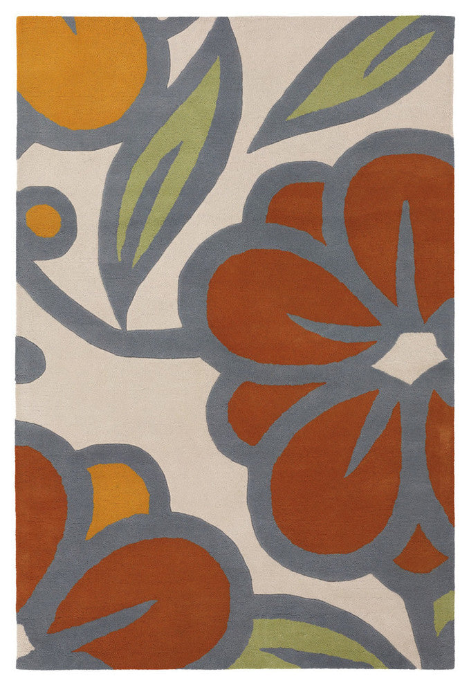 Inhabit Contemporary Area Rug, 5'x7'6"
