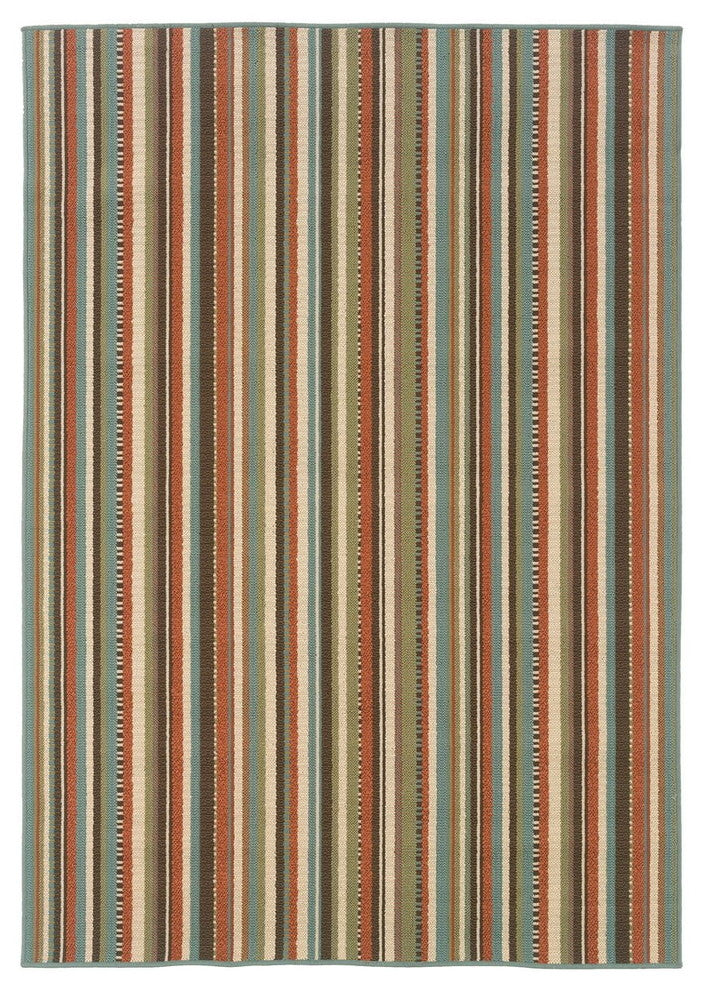 Montego 6996C Green/Blue 5'3" x 7'6" Rug