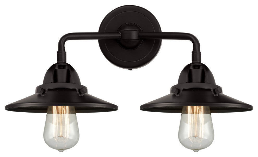 Innovations 288-2W-OB-M5-OB-LED 2-Light Bath Vanity Light, Oil Rubbed Bronze