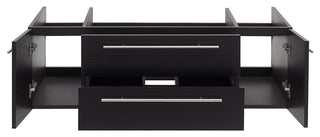 Fresca Lucera 48" Espresso Wall Hung Vessel Sink Modern Bathroom Cabinet