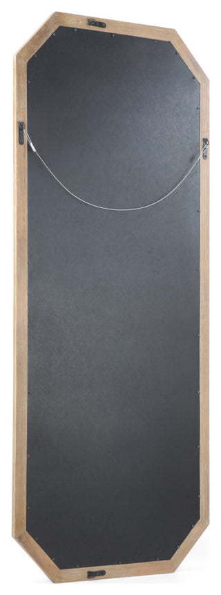 Sara Modern Standing Mirror With Carved Frame