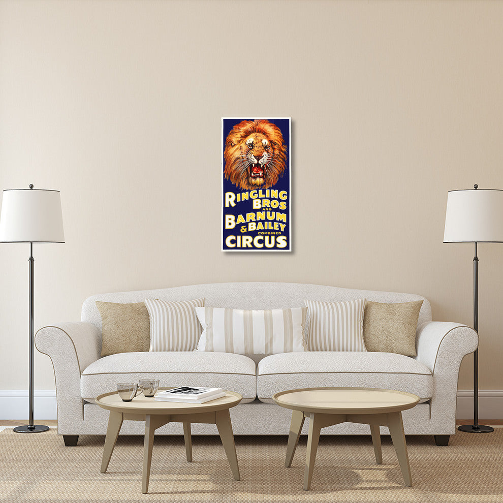 "Ringling Bros" Stretched Canvas Giclee by Hollywood Photo Archive, 21x40"