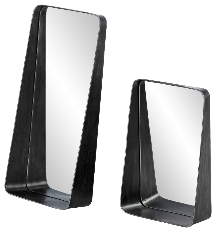 Kira Decorative Mirrors With Shelves 2-Piece Set