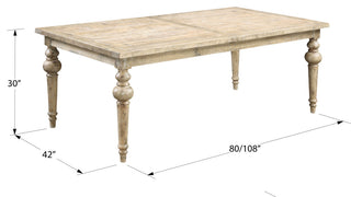 West Dining Table, Sandstone Buff