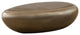 River Stone Coffee Table, Large, Resin, Bronze Finish