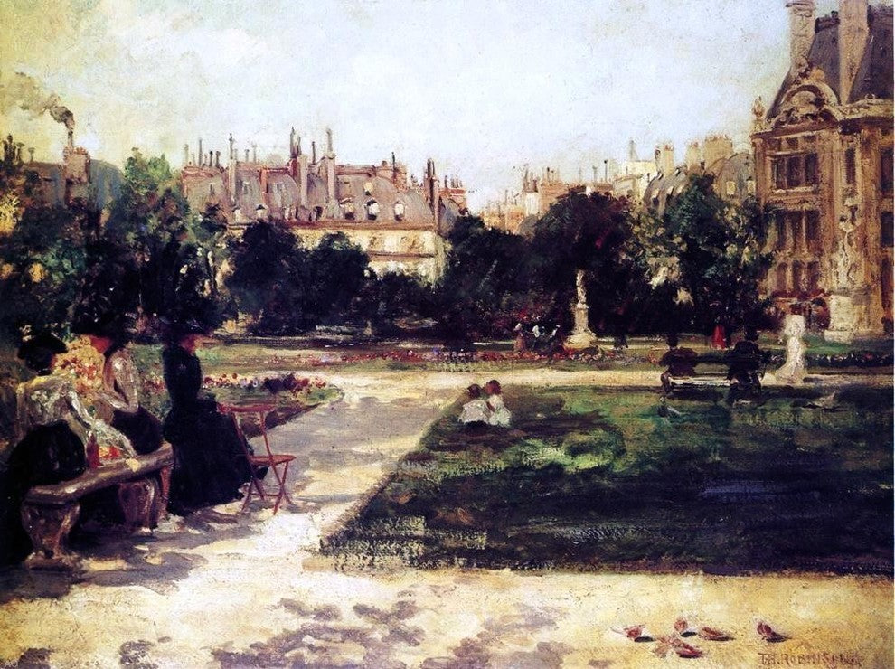 Theodore Robinson Park Scene Wall Decal
