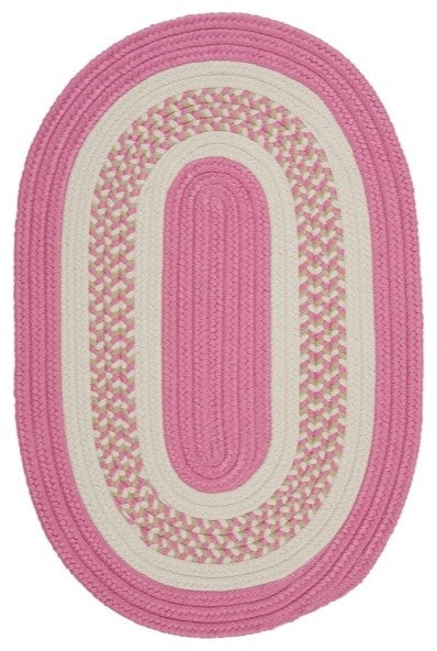 Flowers Bay Rug, Pink, 2'x12'