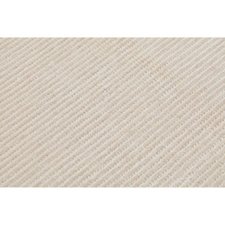 Eva Solid Area Rug, White, 2'6"x8'