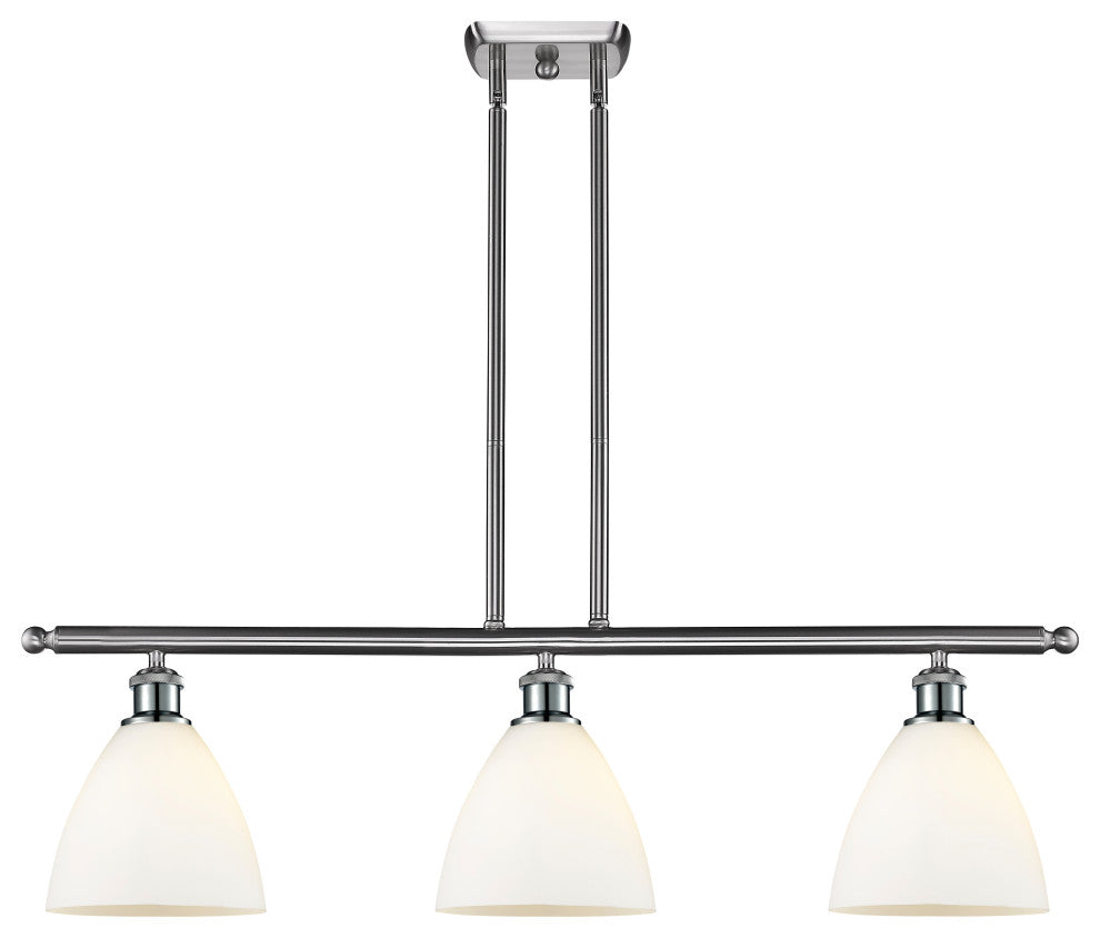 Innovations 516-3I-SN-GBD-751-LED 3 Light Island Light, Brushed Satin Nickel