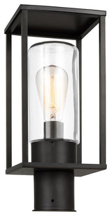 Vado One Light Outdoor Post Lantern, Antique Bronze