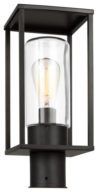 Vado One Light Outdoor Post Lantern, Antique Bronze