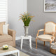 34" Onion Grass Artificial Plant, Sand Colored Urn