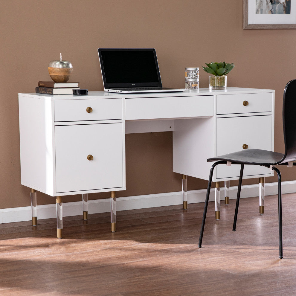 Hartlepool White Writing Desk