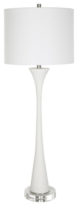 Uttermost Fountain White Marble Buffet Lamp